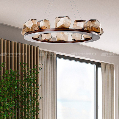 Подвесная люстра Gem Ring Chandelier фото 13