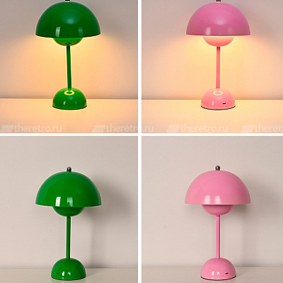Настольная лампа Verpan Flowerpot Verner Panton фото 14