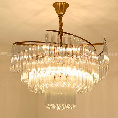 Люстра Ritz Helix Wide Chandelier  фото 1