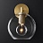 Бра RH Utilitaire Globe Shade Single Sconce Латунь фото 3