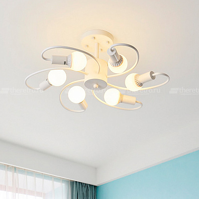 Потолочная люстра Open Bulb Ceiling Light B  фото 1