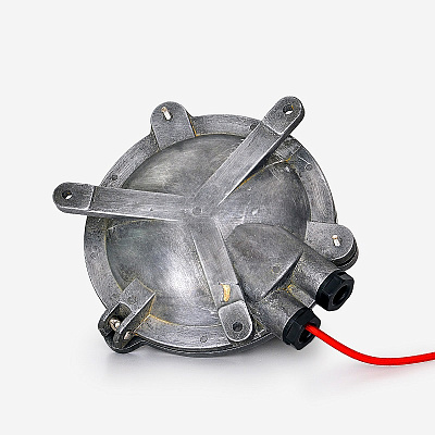 Настенная лампа Steampunk Cage Glass Edison Wall Lamp Round фото 5
